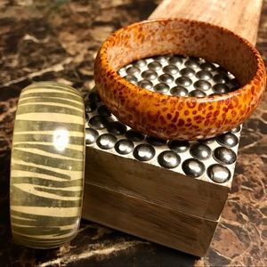 🐆🦓 SET of ANIMAL PRINT BANGLES 🦓🐆